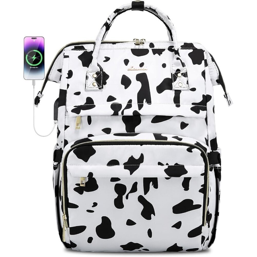 LOVEVOOK Laptop Backpack for Women Anti-Theft Travel Backpack with USB Charging.